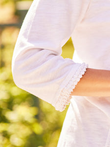 April Cornell White Nostalgia Blouse