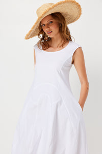 Valia White Diva Dress