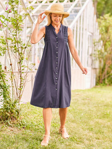 April Cornell Osaka Dress Navy