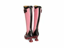 John Fluevog Sugar Candy Pink/Black