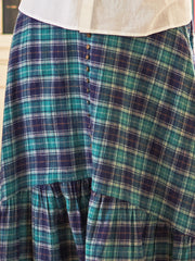 April Cornell Forest Flannel Skirt