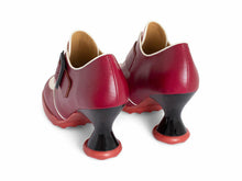 Load image into Gallery viewer, John Fluevog Mini Lolly Dark Red &amp; Pink
